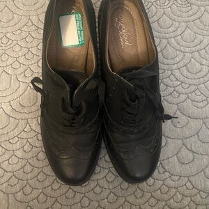 Natural Soul Black Ankle Booties with Classic Design